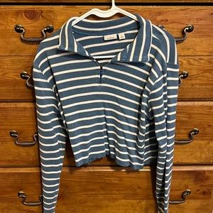 thrifted LL bean quarter zip